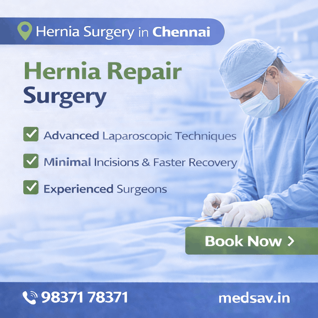 Hernia repair surgery in Chennai