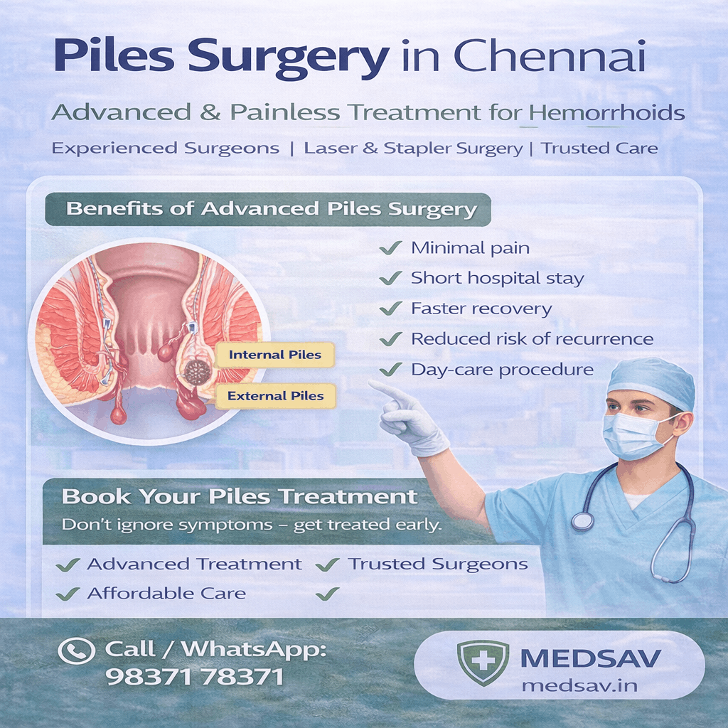 Pile surgery in chennai
